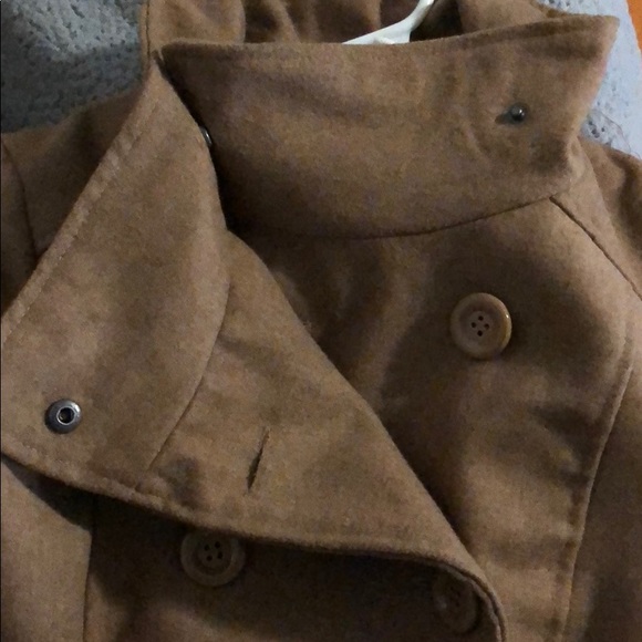 Camel Wool Coat - Picture 3 of 4